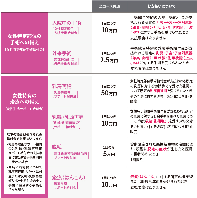 女性形成サポート給付金詳細